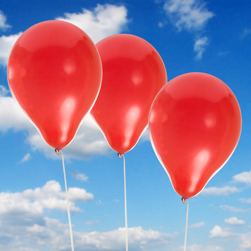 Luftballons Hochzeit 10 Stück rot