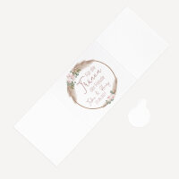10x Freudentränen Taschentücher "Boho Pampas" personalisiert