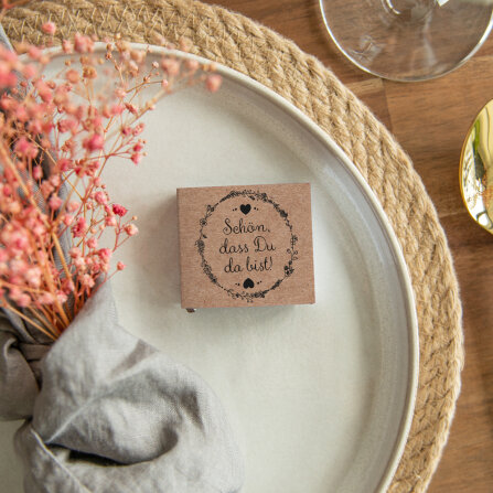 Banderole Mini Schokolade "Vintage Natural"...