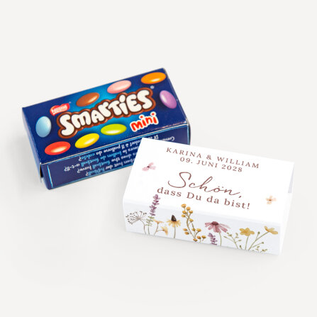 SMARTIES mini mit Banderole "Wildromantische...