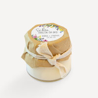 Mini Duftkerze mit Aufkleber "Wildblumen" online selbst gestalten