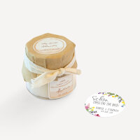 Mini Duftkerze mit Aufkleber "Wildblumen" online selbst gestalten
