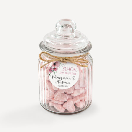 24 x Geschenkanhänger rund "Bohemian...