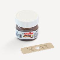 Gastgeschenk Mini Nutella Glas "Vintage Dreams" online selbst gestalten