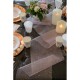 Tischläufer Glitzer rosa-roségold 30 cm x 5 m