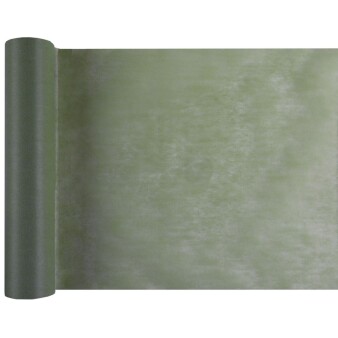 Tischläufer olivgrün 30 cm x 10 m