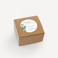24 x Aufkleber Hochzeit "Eukalyptus Ranken" 4 cm online selbst gestalten