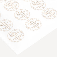 40 x Aufkleber Hochzeit "Rustikale Spitze" 3 cm online selbst gestalten