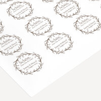 40 x Aufkleber Hochzeit "Vintage Dreams" 3 cm online selbst gestalten