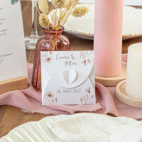 Gastgeschenk Anzuchtset Herz "Wild Flowers"
