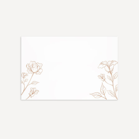 Tischkarte Hochzeit "Rustikale Spitze" Muster /...