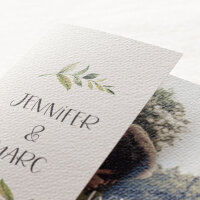 Hochzeitseinladung "Green Magic" ohne Anhänger