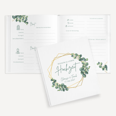Gästebuch Hochzeit zum Ausfüllen...