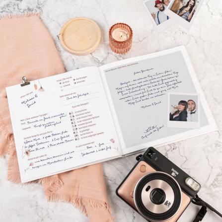 Gästebuch Hochzeit zum Ausfüllen "Wild Flowers" unpersonalisiert