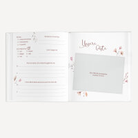 Gästebuch Hochzeit zum Ausfüllen "Wild Flowers" unpersonalisiert