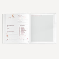 Gästebuch Hochzeit zum Ausfüllen "Wild Flowers" unpersonalisiert
