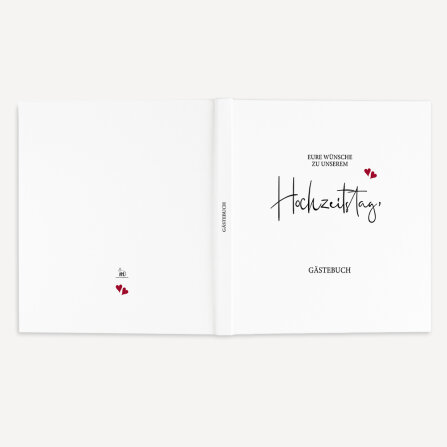 Gästebuch Hochzeit zum Ausfüllen "Kalligrafie" unpersonalisiert