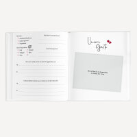 Gästebuch Hochzeit zum Ausfüllen "Kalligrafie" unpersonalisiert