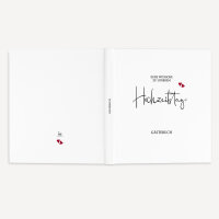 Gästebuch Hochzeit zum Ausfüllen "Kalligrafie" unpersonalisiert