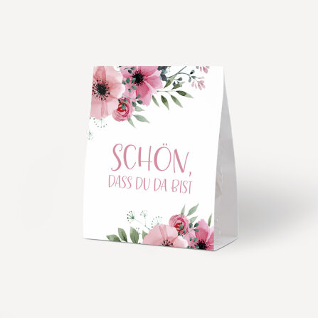 Gastgeschenk Aufsteller mit Tütchen "Bohemian...