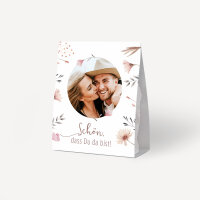 Gastgeschenk Aufsteller mit Tütchen "Wild Flowers" online selbst gestalten