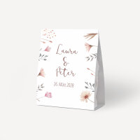 Gastgeschenk Aufsteller mit Tütchen "Wild Flowers" online selbst gestalten