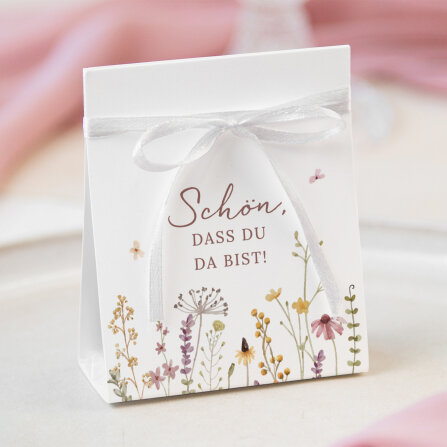 Gastgeschenk Aufsteller mit Tütchen...