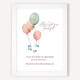 Geldgeschenk Hochzeit Luftballons