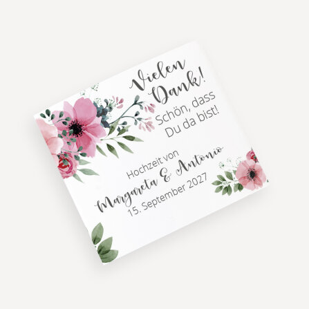 Banderole Mini Schokolade "Bohemian Summer" online selbst gestalten