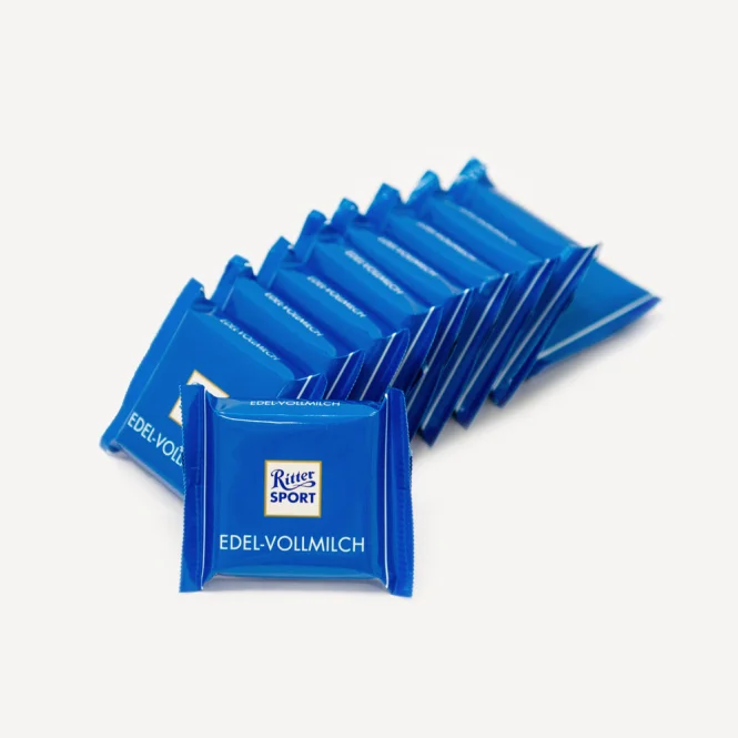 10 x Ritter Sport Mini Edel-Vollmilch