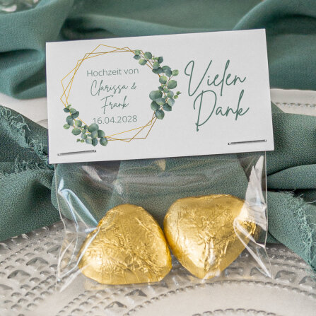 10 x Lindt Herz gold