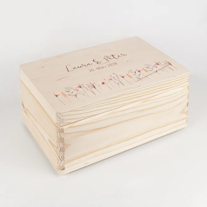 Erinnerungsbox Hochzeit "Wild Flowers"