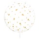 Durchsichtiger Luftballon "goldene Punkte" Ø 60 cm