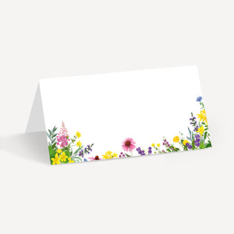 Tischkarte Hochzeit Aufsteller "Wildblumen"