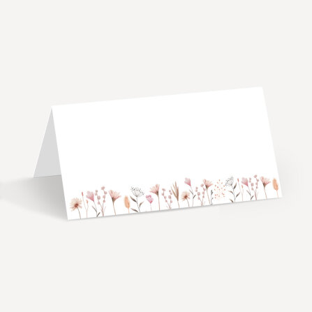 Tischkarte Hochzeit Aufsteller "Wild Flowers"...