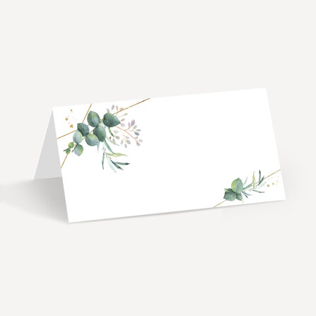 Tischkarte Hochzeit Aufsteller "Aquarell Eukalyptus...
