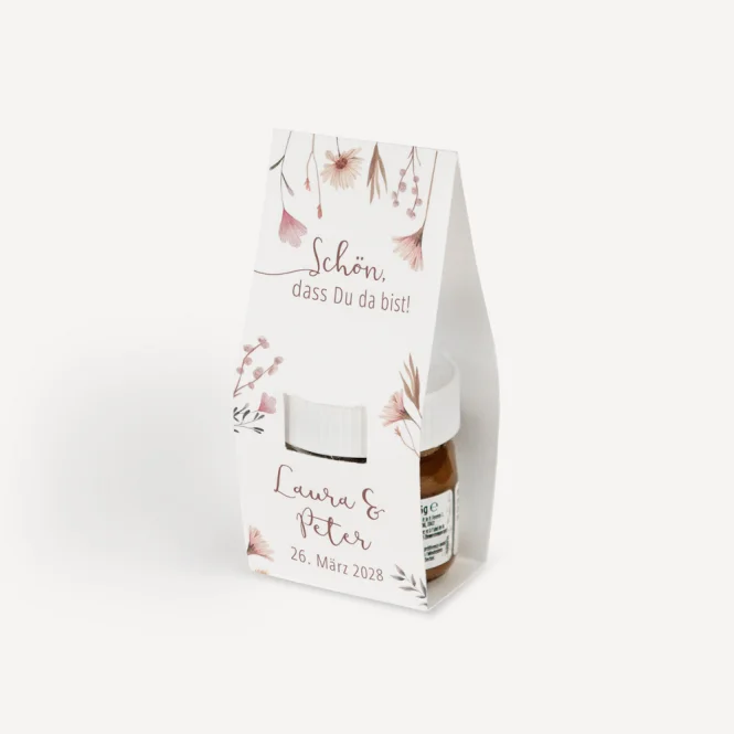 Geschenktäschchen mit Nutella "Wild Flowers"