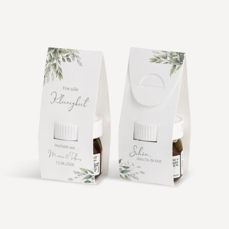 Geschenktäschchen mit Nutella "Blätter Salbei" online selbst gestalten