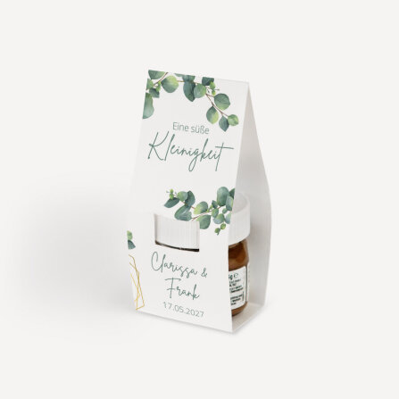 Geschenktäschchen mit Nutella "Eukalyptus...