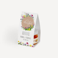 Geschenktäschchen mit Blütenhonig "Wildblumen" online selbst gestalten