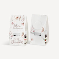 Geschenktäschchen mit Erdbeer Konfitüre "Wild Flowers"  Eine süße Kleinigkeit