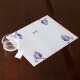 Menükarten Hochzeit Windlicht Leaf Lila online selbst gestaltet & inkl. Maxi Teelicht