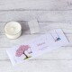 Tischkarte Windlicht Hochzeit verliebte Eulen inkl. Personalisierung & Maxi Teelicht