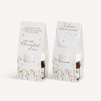 Geschenktäschchen mit Nutella "Wildromantische Blüten" online selbst gestalten