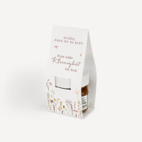 Geschenktäschchen mit Nutella "Wildromantische Blüten" Eine süße Kleinigkeit