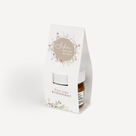 Geschenktäschchen mit Nutella "Blooming...