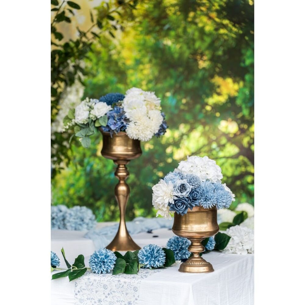 Dahliengirlande blau 220 cm