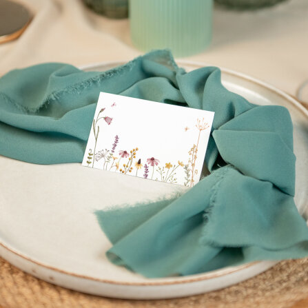 Tischkarte Hochzeit "Wildromantische...