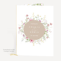 Kirchenheft Hochzeit "Blooming Romance" 8-seitig (mit Einlegeblatt)