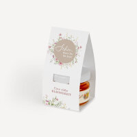Geschenktäschchen mit Blütenhonig "Blooming Romance" Eine süße Kleinigkeit